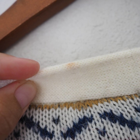 Vintage Knit Cardigan‎ Sweater Cozy Soft Relaxed Oversized Fit Size M/L - Picture 6 of 6